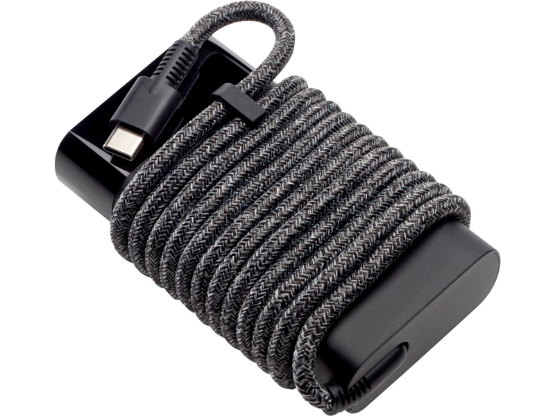 22C1 HP 65W USB C Laptop Charger Black Top