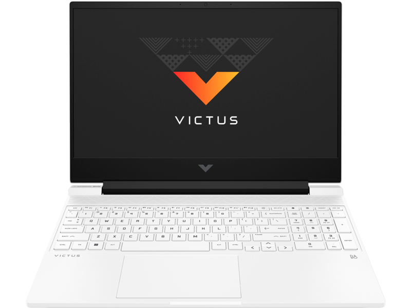 22C2 - Victus by HP 15.6 inch Gaming Laptop PC CeramicWhite Front