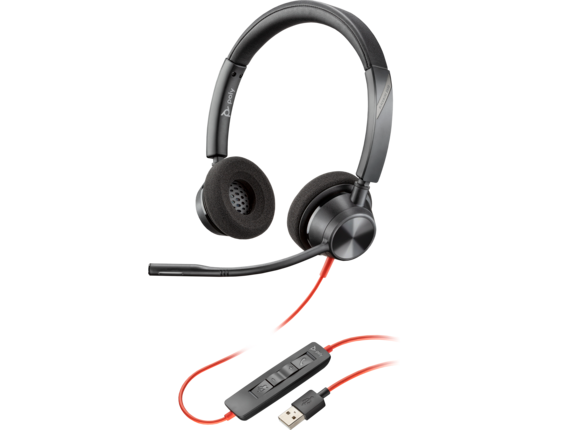 Audio/Multimedia and Communication Devices, Poly Blackwire 3320 USB-A Headset