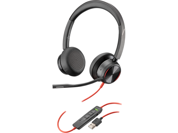 Audio/Multimedia and Communication Devices, Poly Blackwire 8225 USB-A Headset