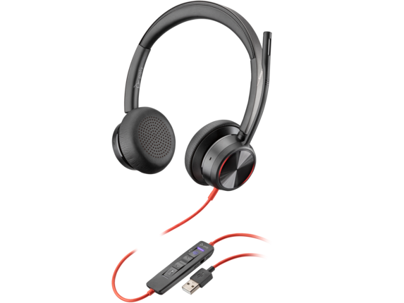 Audio/Multimedia and Communication Devices, Poly Blackwire 8225-M Microsoft Teams Certified USB-A Headset
