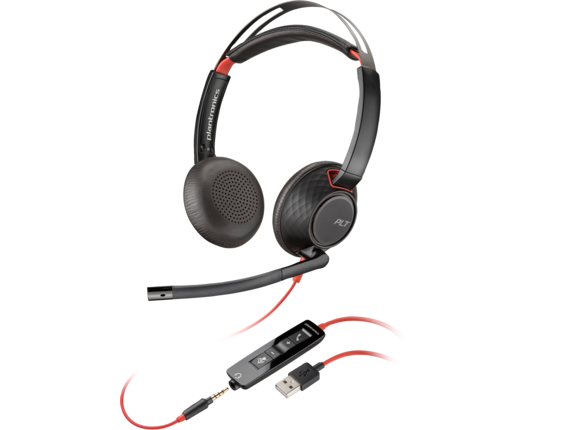 Audio, Poly Blackwire 5220 USB-A Headset