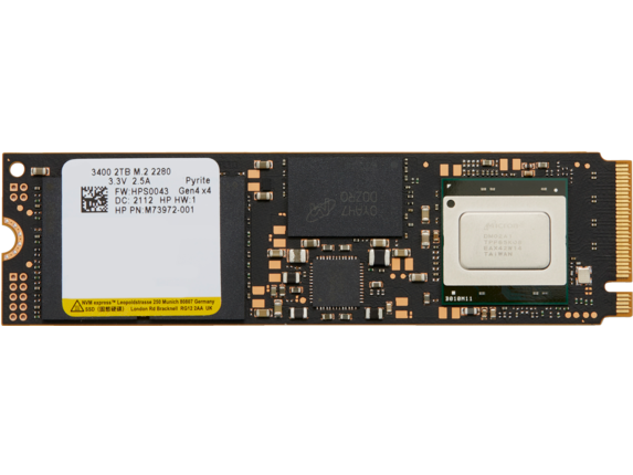Image for HP 2TB PCIe-4x4 NVMe TLC M.2 Solid State Drive from HP2BFED