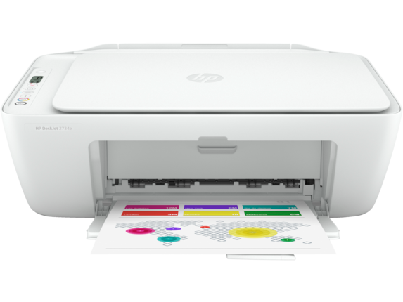 Inkjet All-in-One Printers, HP DeskJet 2734e All-in-One Printer with Bonus 6 Months of Instant Ink with HP+