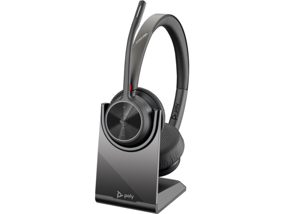 Audio/Multimedia and Communication Devices, Poly Voyager 4320 Headset with charge stand