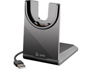 Poly Voyager Focus 2 UC Headset +USB-A to USB-C Cable +Charging Stand