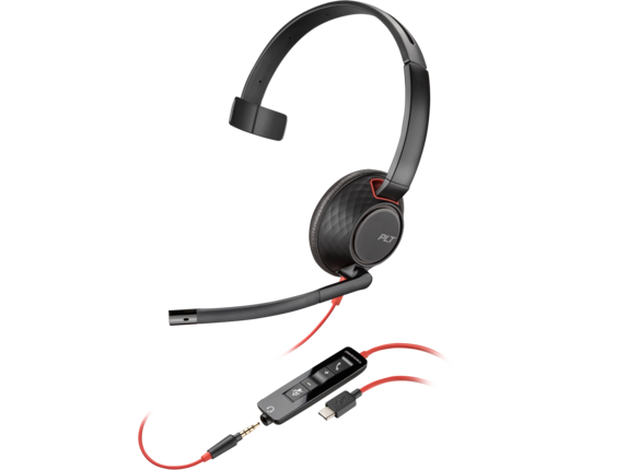 Audio/Multimedia and Communication Devices, Poly Blackwire 5210 USB-C Headset