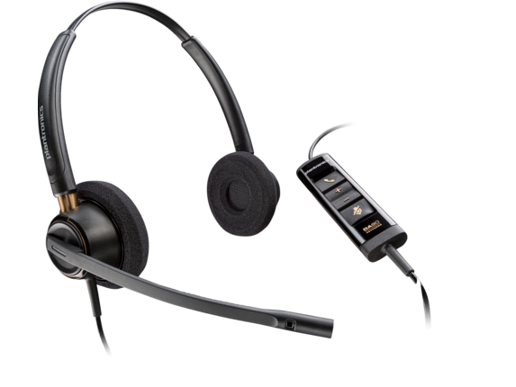 Audio, Poly EncorePro 525 USB-A Stereo Headset
