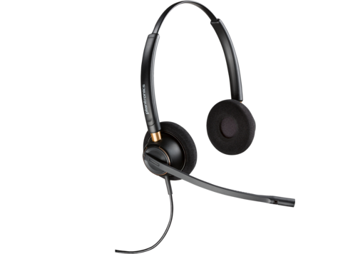 HP 783P5AA Poly EncorePro 520D Quick Disconnect technológiával ellátott binaurális digitális headset, TAA