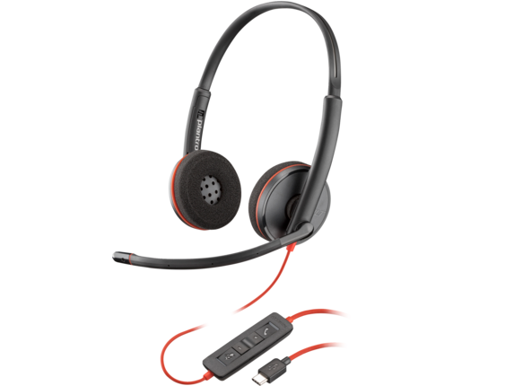 Poly Blackwire C3220 USB-C BLK Headset|77R30AA|HP Poly