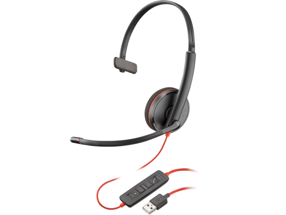 Audio/Multimedia and Communication Devices, Poly Blackwire C3210 USB-A Headset