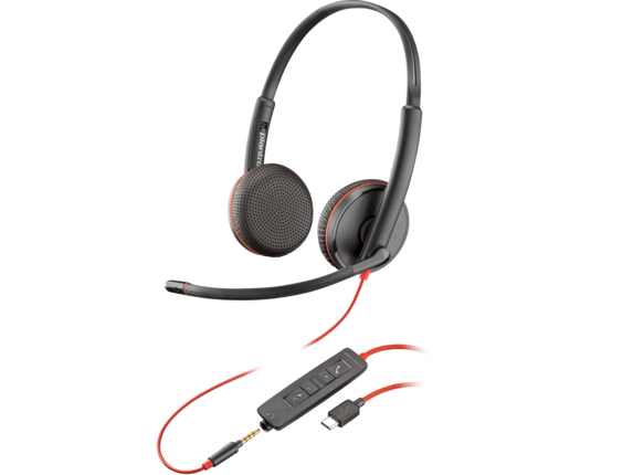 Image for Poly Blackwire C3225 Stereo USB-C Headset TAA (Bulk) from HP2BFED