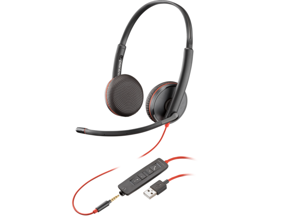 Image for Poly Blackwire 3225 Stereo USB-A Headset TAA (Bulk) from HP2BFED