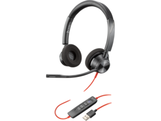 Poly Blackwire 3320 Microsoft Teams Certified USB-A Headset