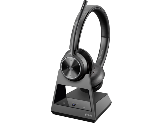 Audio, Poly Savi 7320 UC Stereo Microsoft Teams Certified DECT 1920-1930 MHz Headset