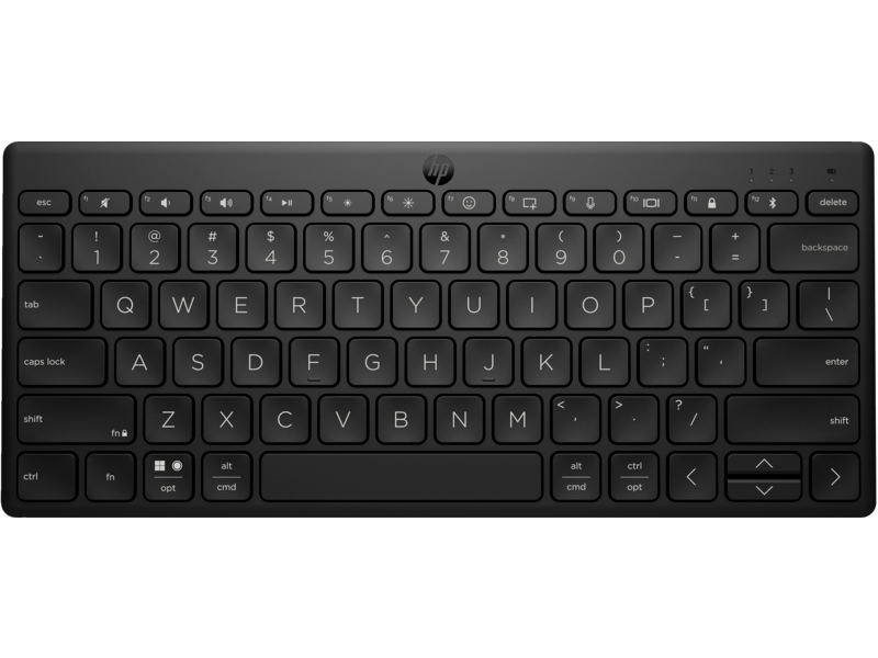 Teclado Inalámbrico Bluetooth Compacto 3 conexiones Negro