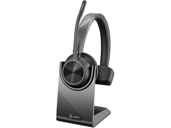 Audio/Multimedia and Communication Devices, Poly Voyager 4310 USB-C Headset with charge stand