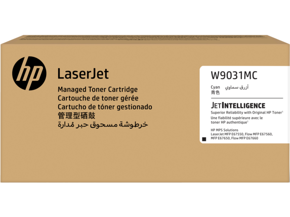 Image for HP W9031MC Cyan Managed LaserJet Toner Cartridge from HP2BFED
