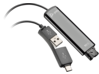 Poly DA75 USB to QD Black Adapter TAA