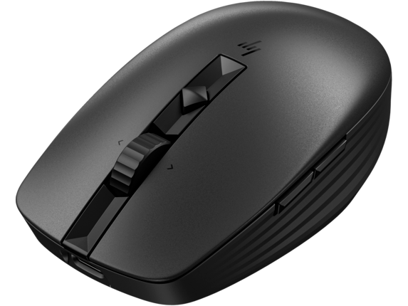 Silent Ergonomic Mouse w/ Wireless & Bluetooth – Multi-Device w/ Display  Screen, Adjustable DPI, & USB-C Rechargeable Battery - J-Tech Digital