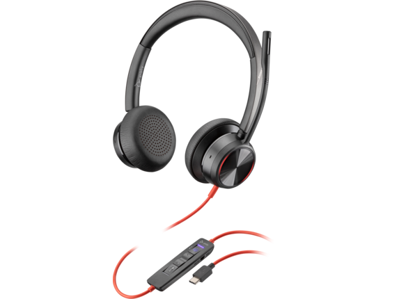 Audio/Multimedia and Communication Devices, Poly Blackwire 8225-M Microsoft Teams Certified USB-C Headset