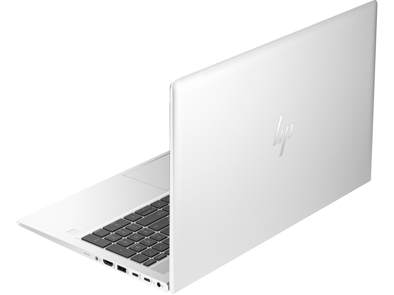 HP EliteBook 650 15.6 inch G10 Notebook PC WLAN NaturalSilver nonODD FPR CoreSet WhiteBG RearLeft