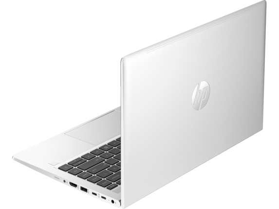 HP ProBook 440 14 inch G10 Notebook PC Natural Silver White BG Rear Left