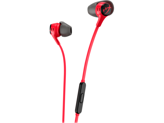 HyperX Earbuds, HyperX Cloud Earbuds II RED