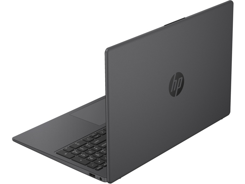 23C1 Intel OPP HP 15.6 inch Laptop PC DF ChalkboardGray nonFPR nonODD CoreSet RearLeft WhiteBG