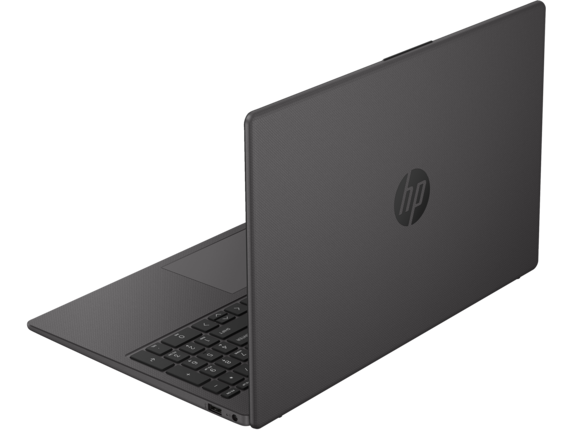 HP 250 G10 15 Inch Notebook PC DF DarkAsh FPR Catalog WhiteBG RearLeft