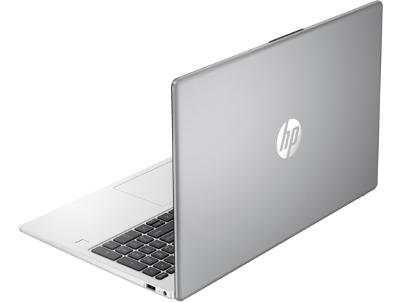 HP 255 G10 15 inch Notebook PC FFPlus TurboSilver FPR Catalog WhiteBG RearLeft