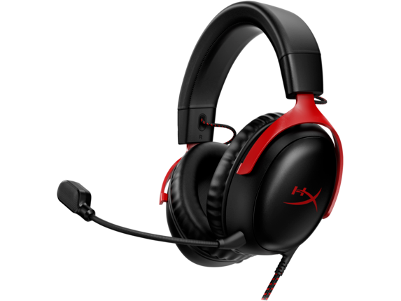 HyperX Gaming Headsets, HyperX Cloud III - Gaming Headset (Black/Red)