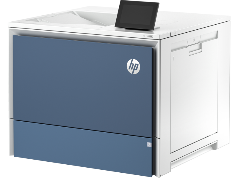HP Color LaserJet Enterprise 5700dn transaccional AtmosphereBlue Catálogo Frontal izquierdo