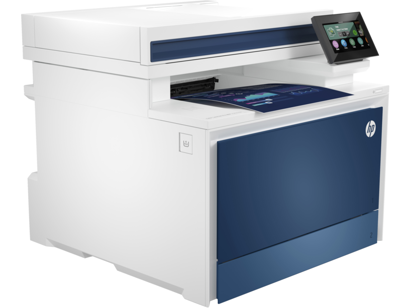 HP Color LaserJet Pro MFP 4302fdw (Exosphere), right facing with output