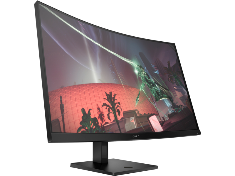 23C1 OMEN by HP 31.5-inch QHD 165Hz Curved Gaming Monitor 32 Jetblack CoreSet Scrn FrontRight