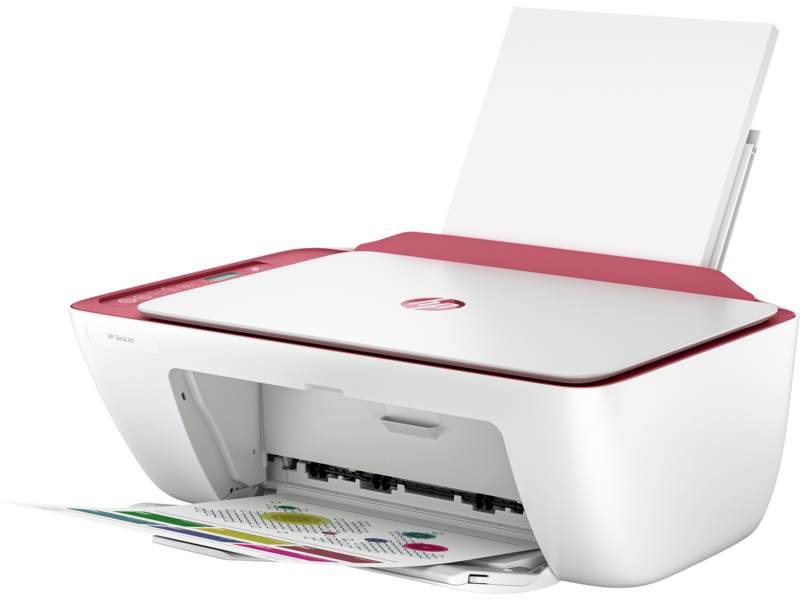 HP DeskJet 2742e Wireless Color All-in-One Inkjet Printer (Himalayan Pink)  with 6 months Instant Ink Included with HP+ 