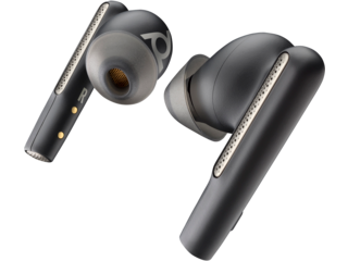 Poly Voyager Free 60 UC Carbon Black Earbuds, BT700 USB A
