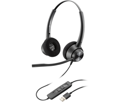 HP 767G1AA Poly EncorePro 310 monaurális USB-A Headset, TAA