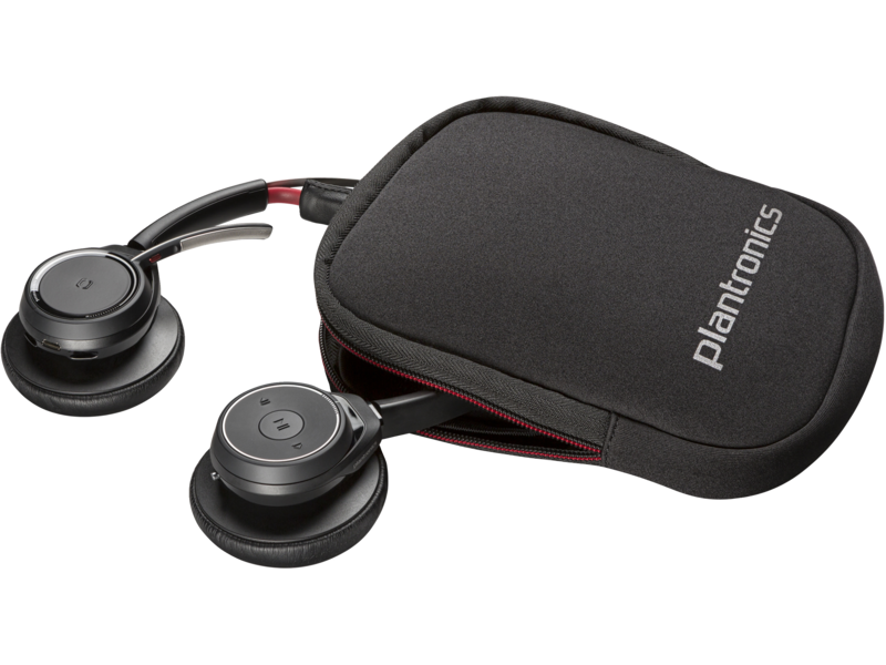 Poly Voyager Focus UC - Headset, Case, Black - Right Facing