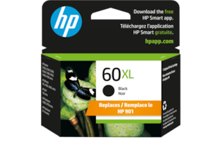 HP® 60 Tri-color Original Ink Cartridge (CC643WN#140)