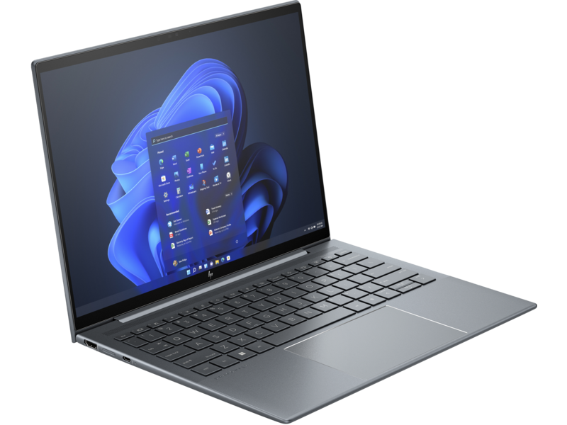 HP Dragonfly 13.5 inch G4 Notebook PC WWAN SlateBlue T IRcam nonODD FPR Win11 CoreSet WhiteBG FrontR