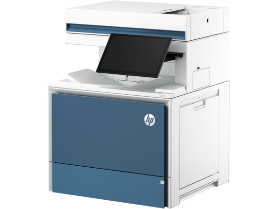 Series 2 of 3 Laser Multifunction Printers, HP Color LaserJet Enterprise Flow MFP 6800zf Certified Refurbished Printer
