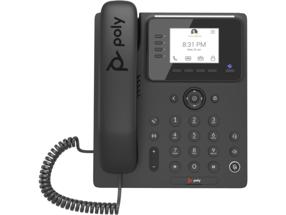 Voice, Poly CCX 350 Business Media Phone for Microsoft Teams and PoE-enabled