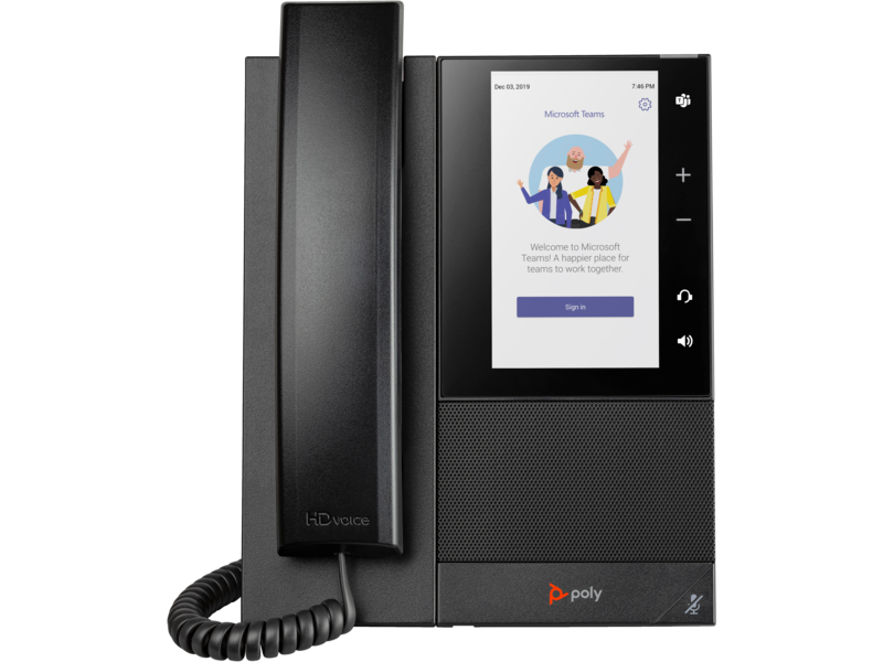 Poly CCX 505 Business Media Phone for Microsoft Teams and PoE