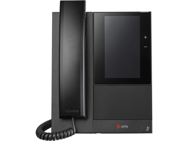 Poly CCX 500 with handset teams front