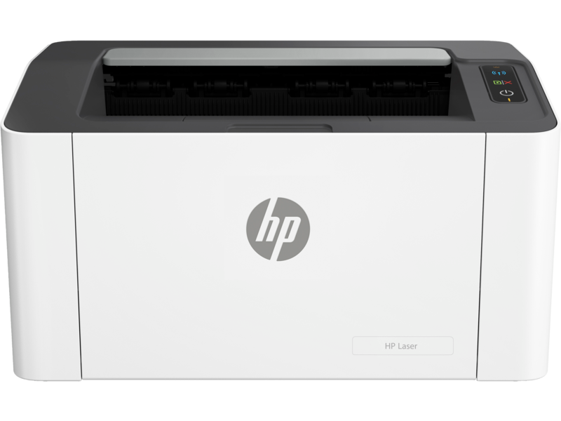 HP Laser 1008w Wireless Front Facing, Cement Grey