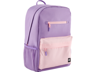 HP Campus Lavender Backpack + HyperX Pulsefire Mouse - Pink Bundle