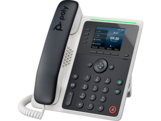 Poly Edge E220 IP Phone and PoE-enabled