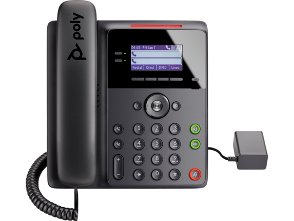 Voice, Poly Edge B10 IP Phone with Power Supply PRC
