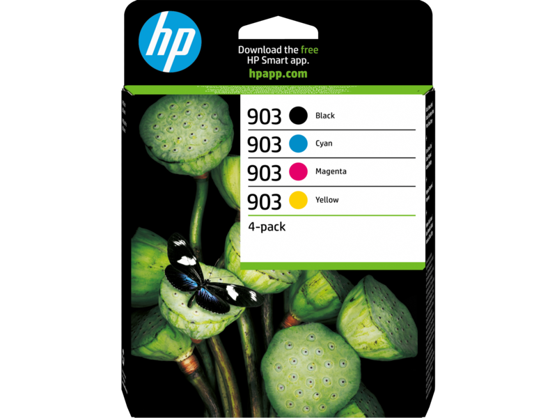 HP Multipack Black, Cyan, Magenta, Yellow Ink Cartridges 903XL 3HZ51AE -  IJT Direct